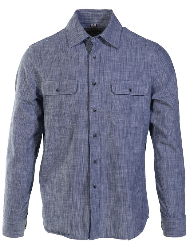 Schott NYC Cotton Shirts in Indigo