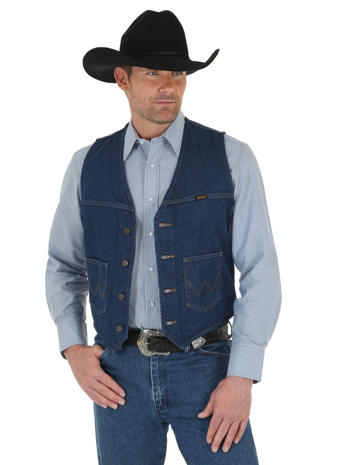 Wrangler Unlined Vest, Color: PW, Size: Small