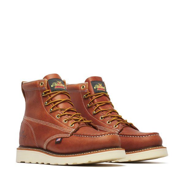 American Heritage – 6″ Tobacco Moc Toe, Color: Tobacco, Size: 6