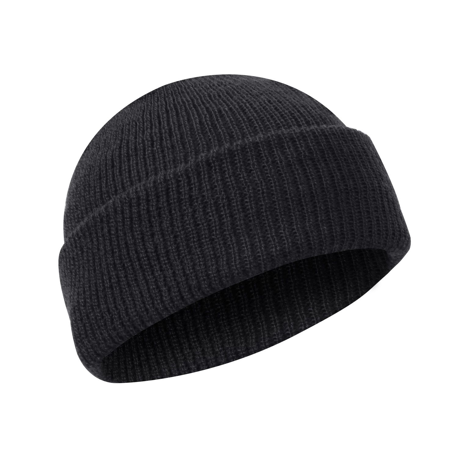 Wool Watch Cap, Color: Black