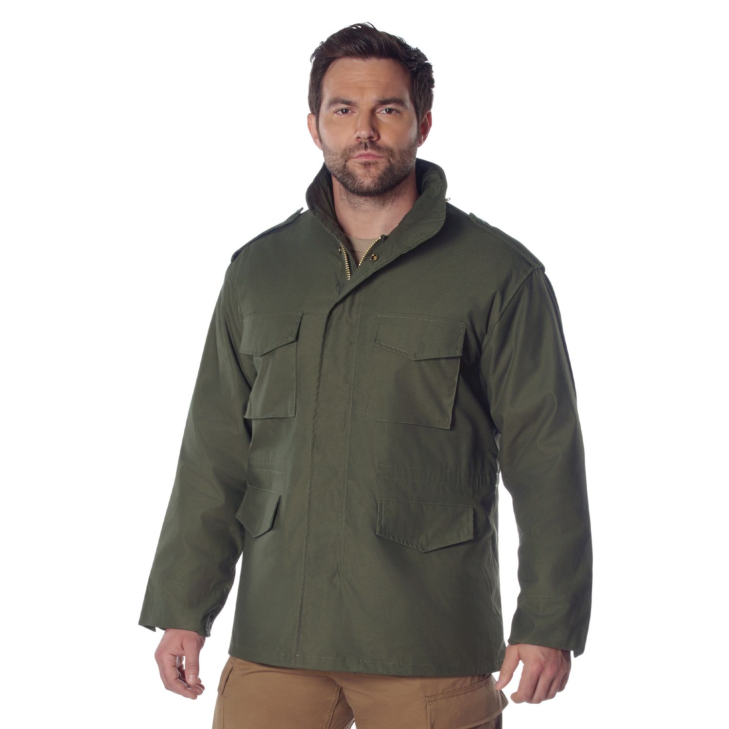Field Jacket M65 Big Sizes, Color: OD, Size: XXL