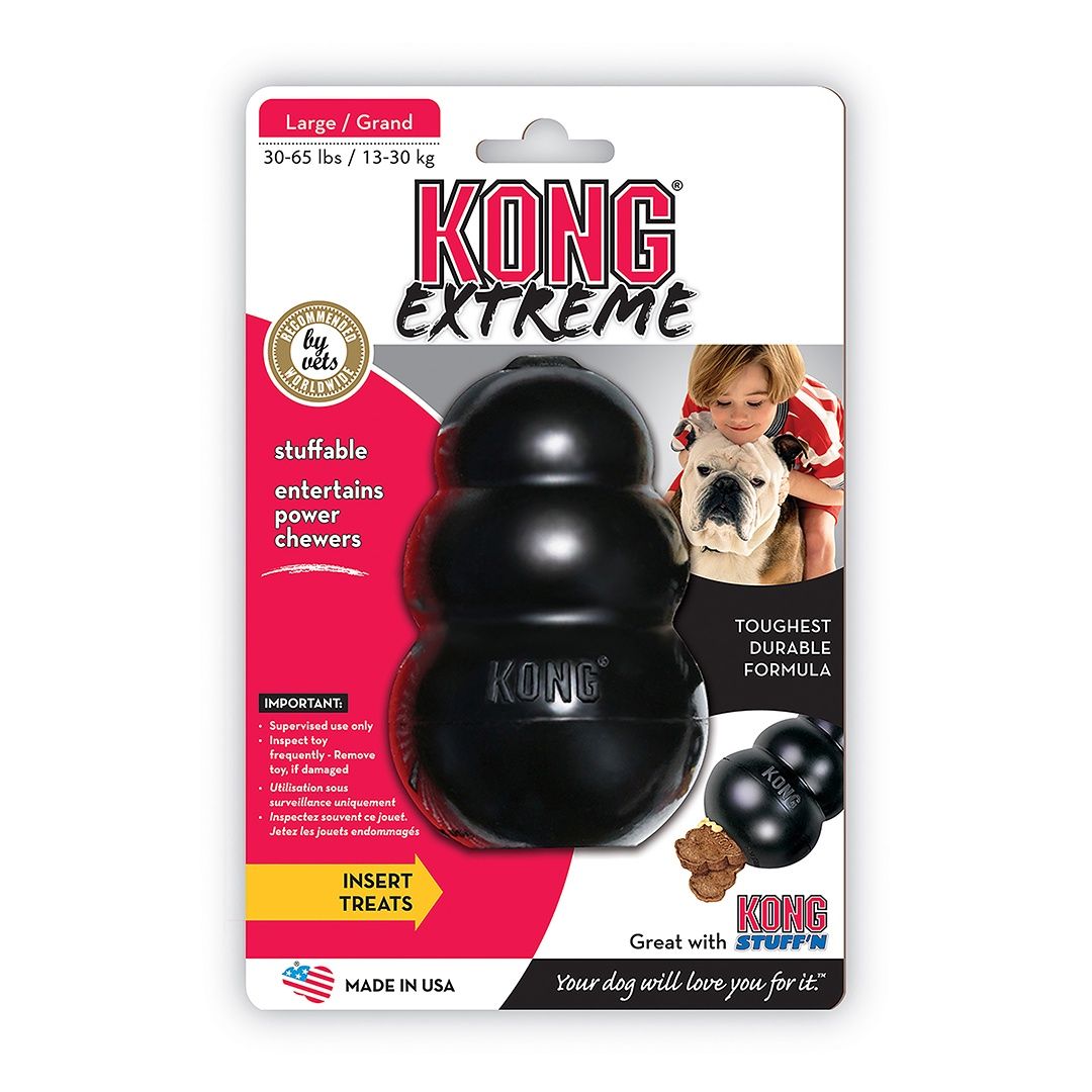 KONG EXTREME zwart L - 11x7x7cm