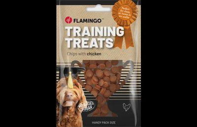 Trainingssnack Chips met kip 60gr