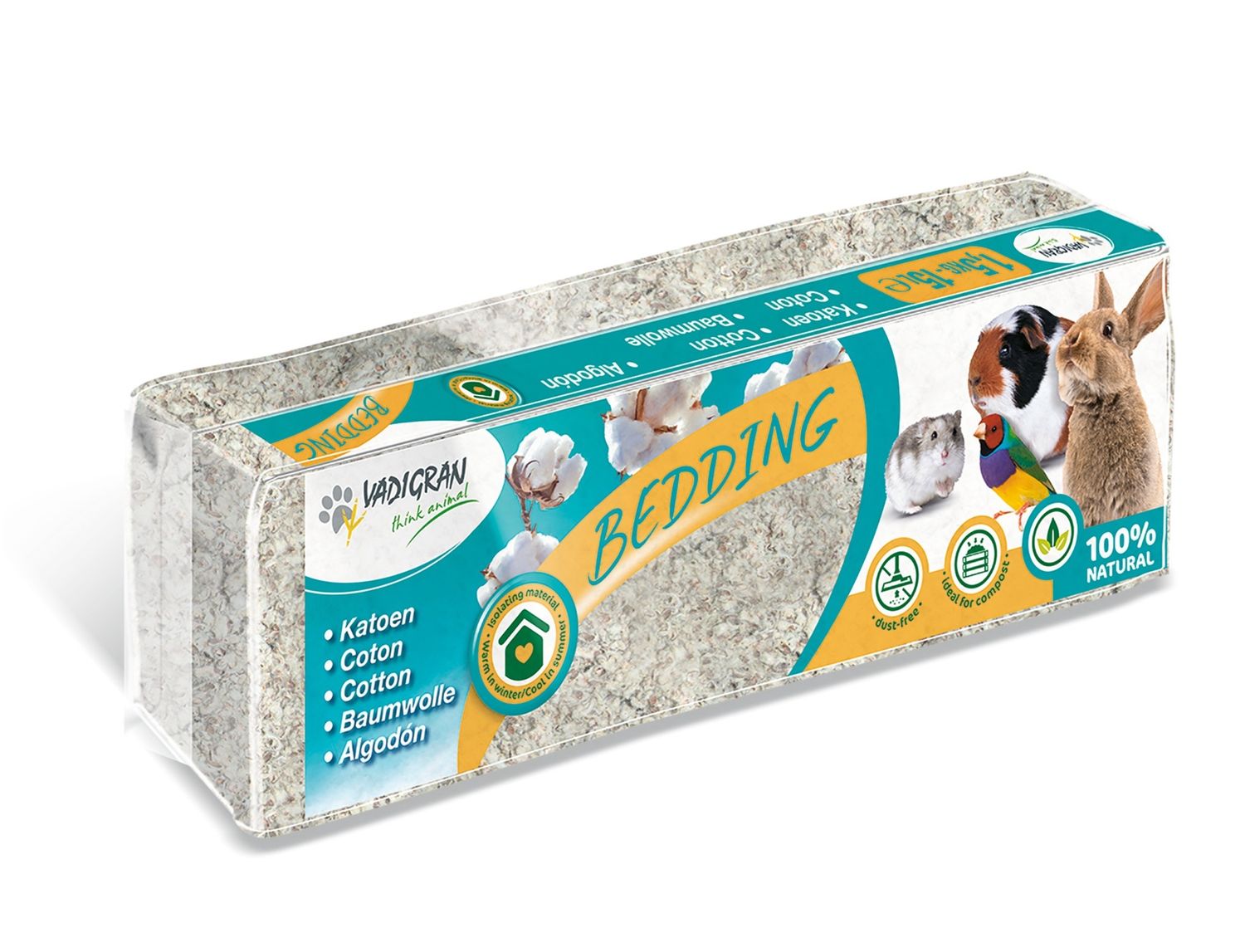BEDDING KATOEN 1,5 KG - 15 L