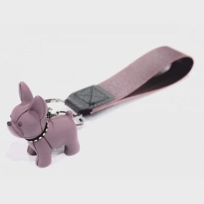 Croci Sleutelhanger Bulldog Roze – 4 Cm