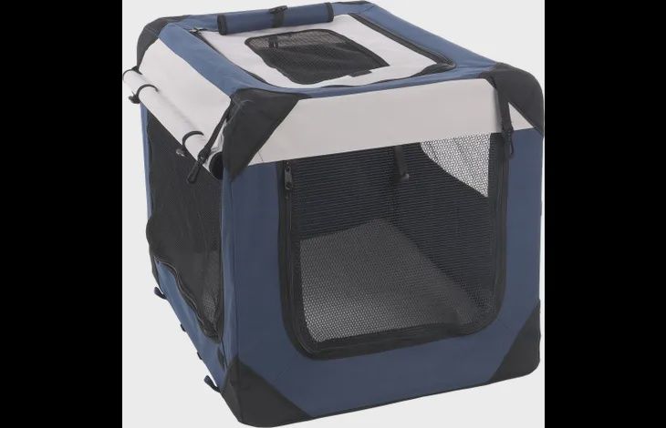 TRANSPORTKOOI GERONIMO BLAUW M | A:52cm B:70cm C:52cm