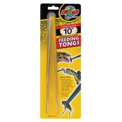 Zoo Med 10″ Stainless Steel Feeding Tong