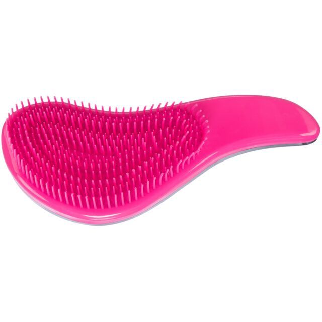Slickerborstel, kunststof 19cm pink/zwart