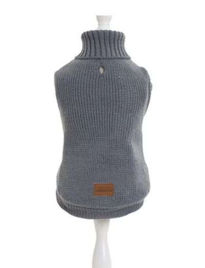 Moskou Pull-over trui grijs voor honden, 40cm, Croci