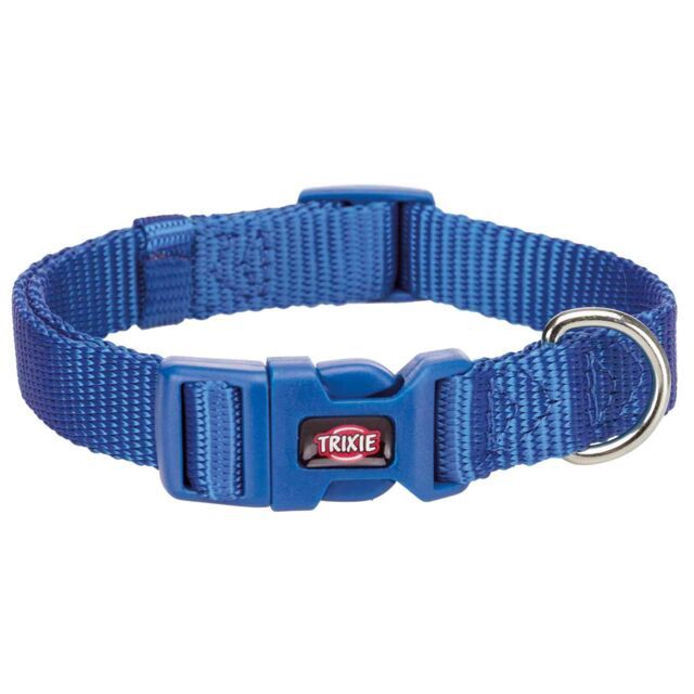 Premium Halsband royal blauw  S–M 30–45 cm/15 mm