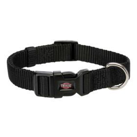 Premium Halsband Zwart S 25-40 cm/15 mm