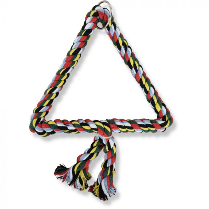 PAPEGAAIENSPEELGOED TRIANGEL - TOUW - 29 X 20 CM