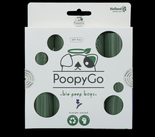 PoopyGo Eco friendly 120 st. (8x15 zakjes) Lavendelgeur