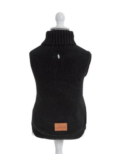 Stockholm zwarte hondentrui Pull-over voor honden, 20cm., Croci
