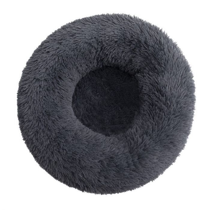 Topmast Fluffy Donut Dierenmand - 120 cm - Antraciet - XXL