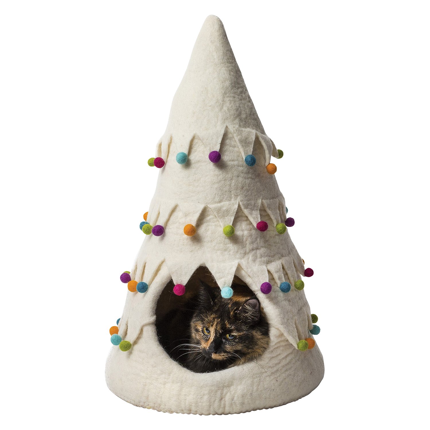 DDKC Grot Kerstboom Wit-36x25x36cm