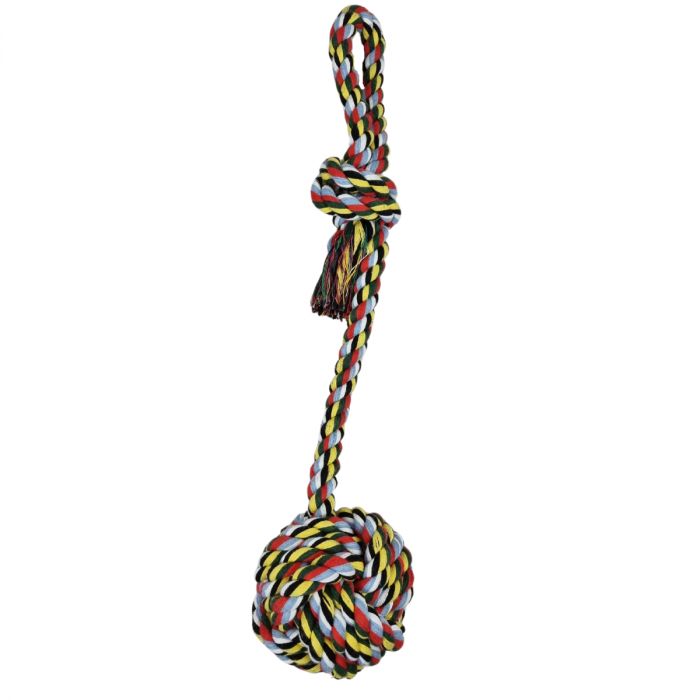 TOPMAST KNOOPTOUW - MET FLOSTOUW BAL & HANDGREEP - 50 CM - 400 GRAM