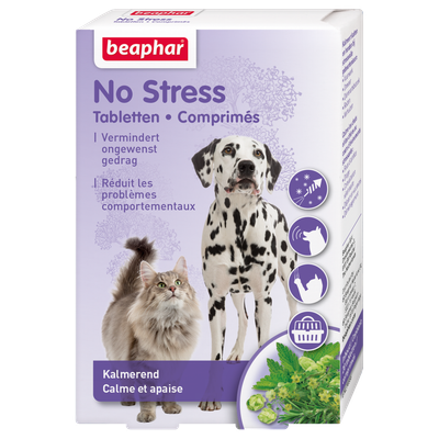 Beaphar No Stress Tabletten hond/kat 20 tabletten