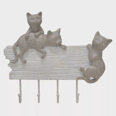 OR-HAPPY-HOUSE KAPSTOK KAT 4 HAAKS BEIGE