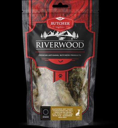 Riverwood hazenoren met vacht 100 gram