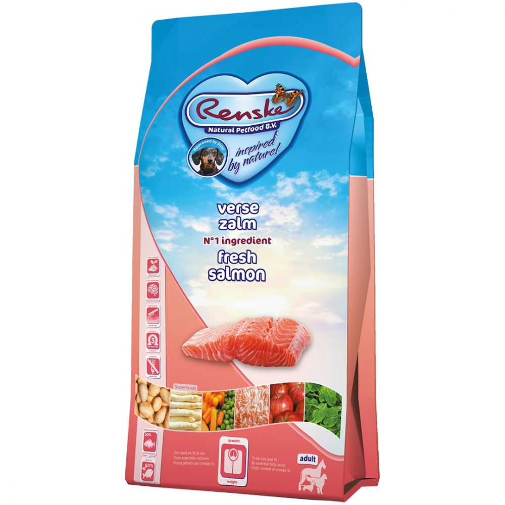 Renske Super Premium droog hond adult zalm graanvrij 6,5kg