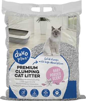 Kattenbakvulling Premium Baby Poeder Scent 12Kg