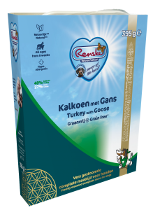 Renske vers hond adult graanvrij kalkoen en gans 395gr