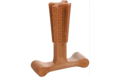 Flamingo Speelgoed Nyl'o Bamboo T-Bone met rundsmaak S