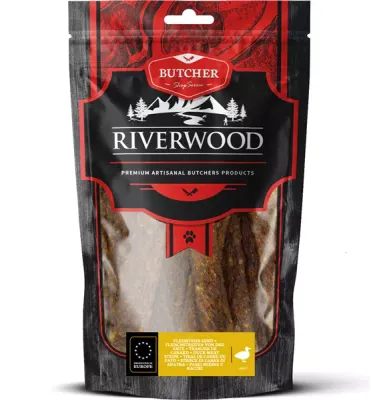 Riverwood - vleesstrips Eend 150 gram