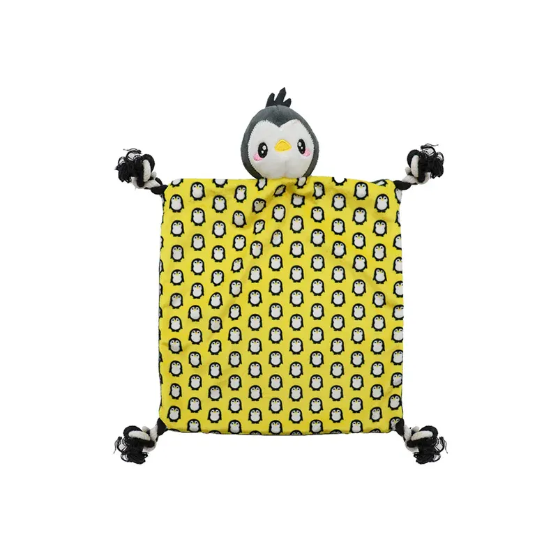 Croci puppy pluche pinguïn met doekje 33cm