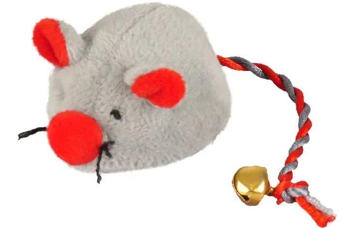 Flamingo Speelgoed Jerry Muis Lichtgrijs