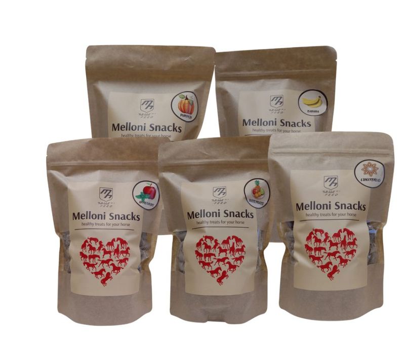 MELLONI SNACKS - cukierki dla koni 1 kg