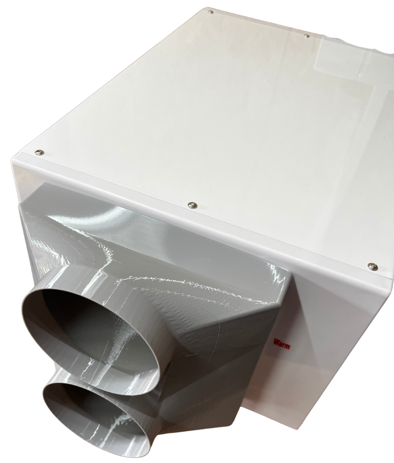 Klimatyzator Przenośny do Namiotu / Kampera – Adapter, Podwójne Podłączenie Rur 100mm (PET-G)