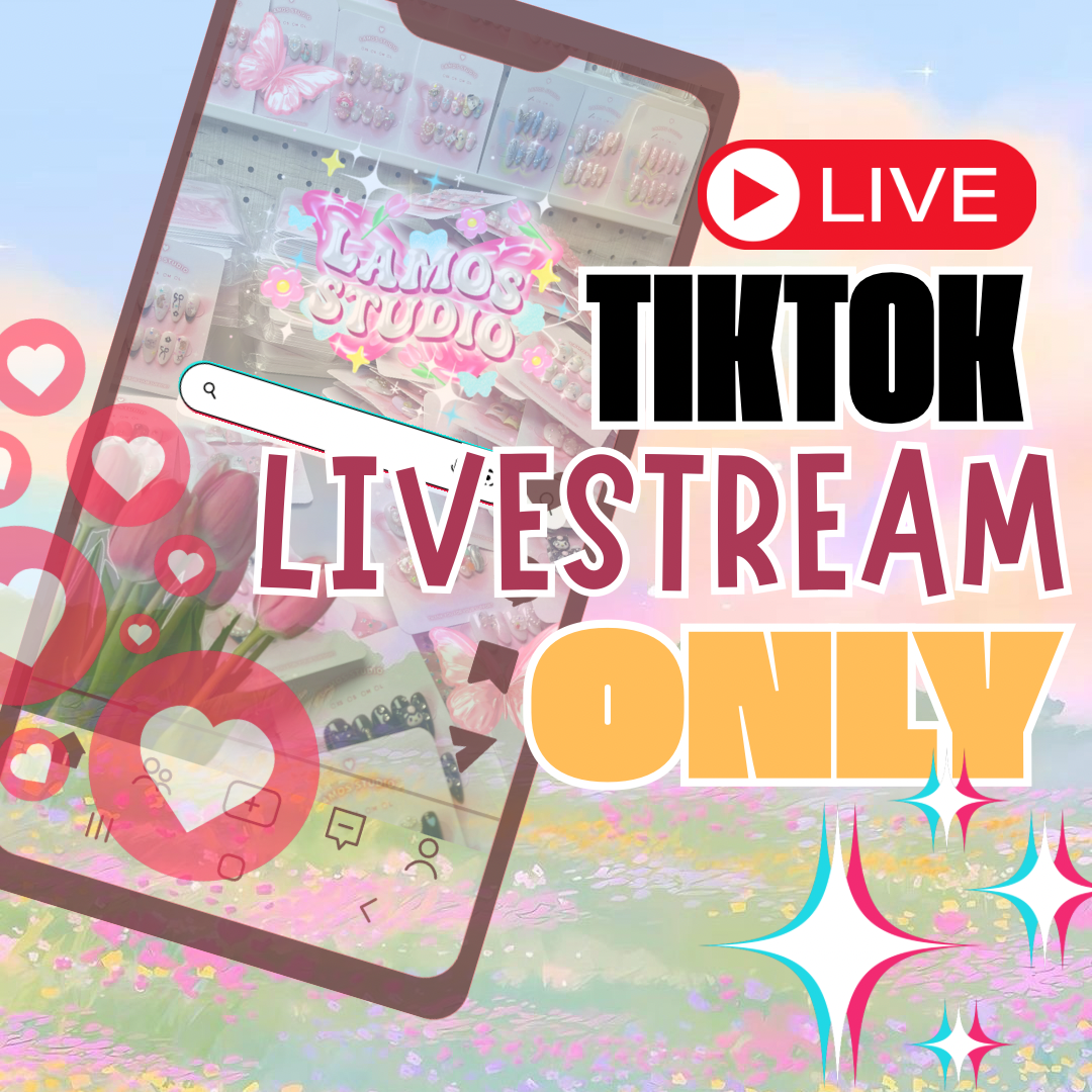 Press On nails livestream only