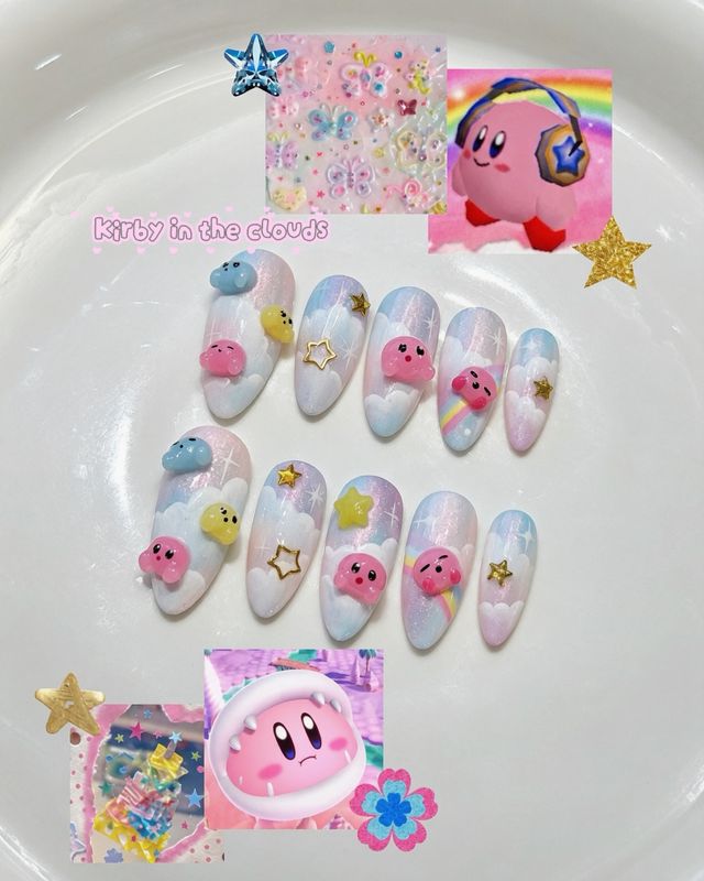 Kirby in the Clouds