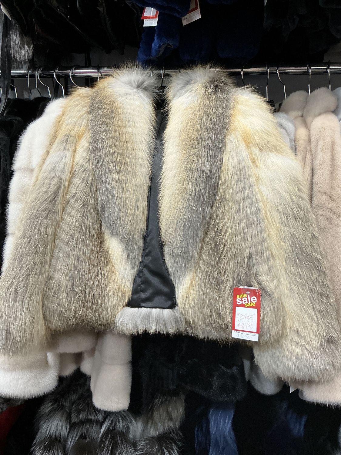 Women’s Natural Fox Jacket, Material: Finland / GY27 / 187626, Size: Size S