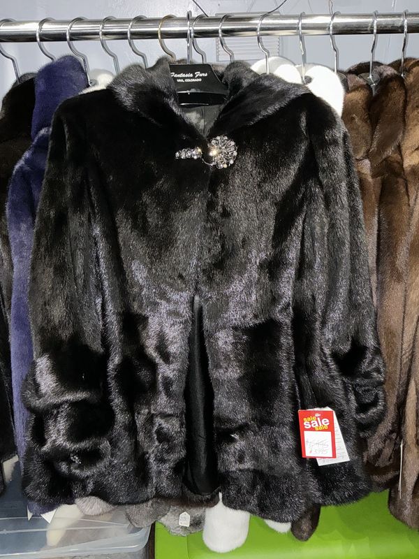 Dyed Black Mink
