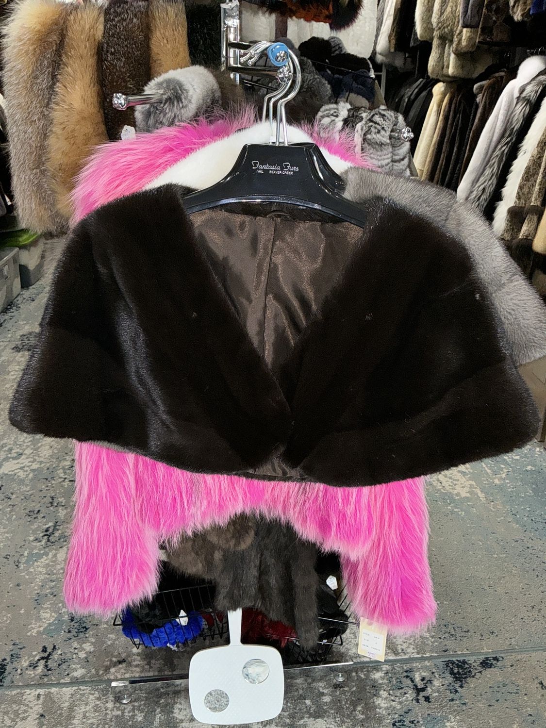 Women’s Stole GR74, Color: Mahogany, Material: Denmark / 147022