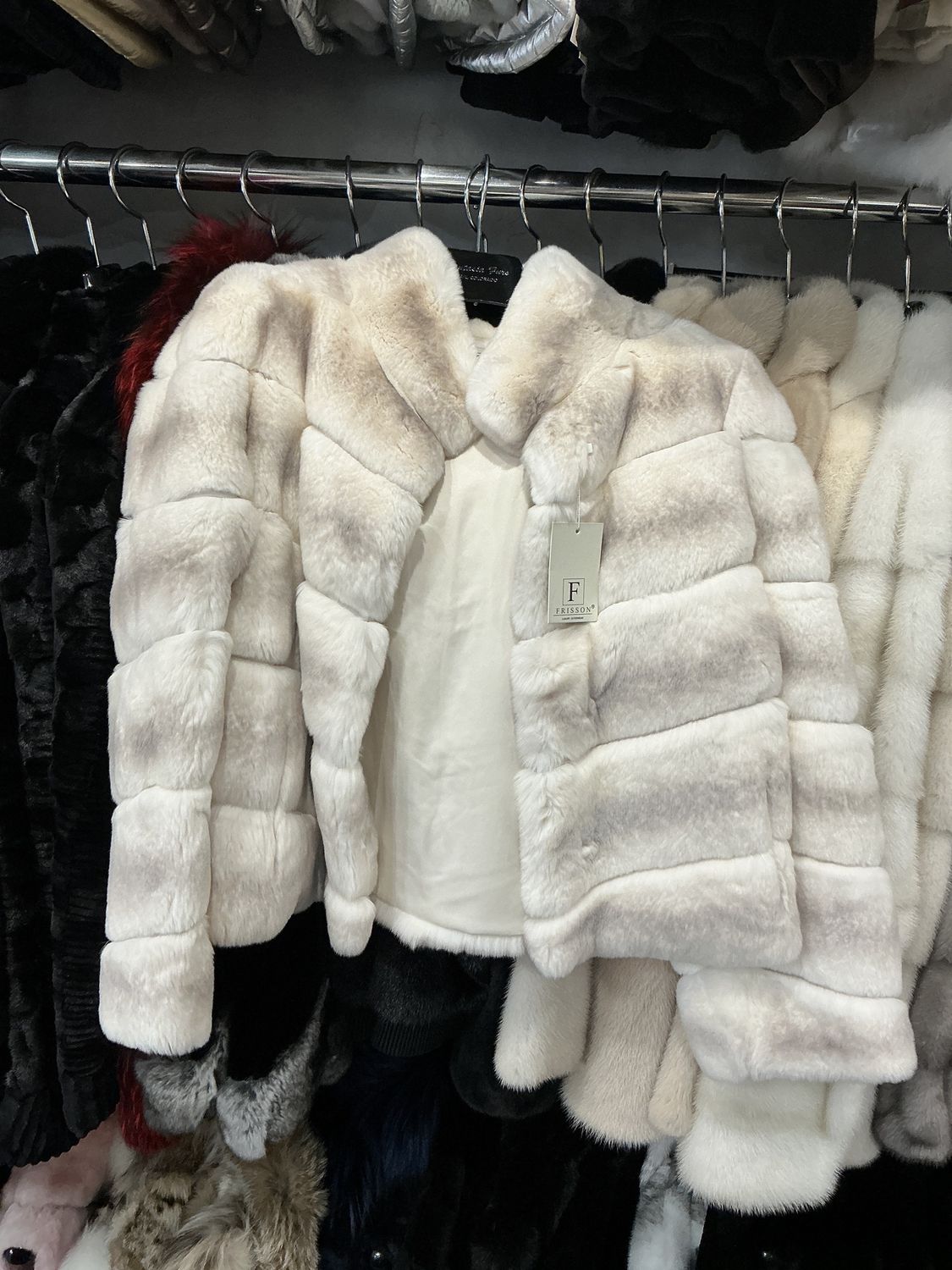 Dyed Rabbit V2, Color: Beige Chinchilla, Material: Norway / L05, Size: Size S