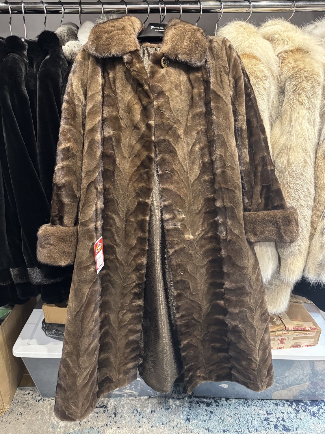 Dyed Mahogany Sheared Mink