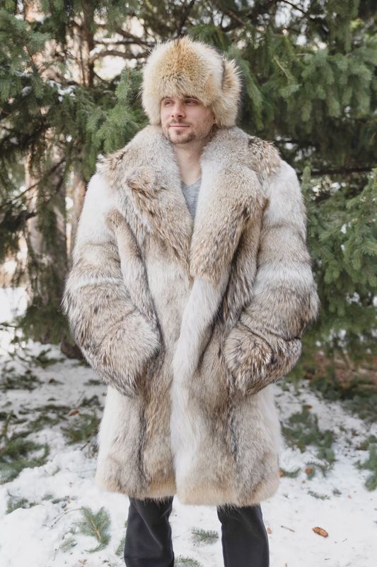 Men’s Natural Coyote Jacket