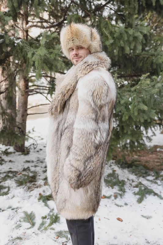 Men’s Natural Coyote Jacket