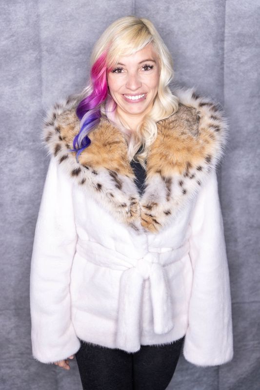 Brightener Added White Mink &amp; Natural Lynx