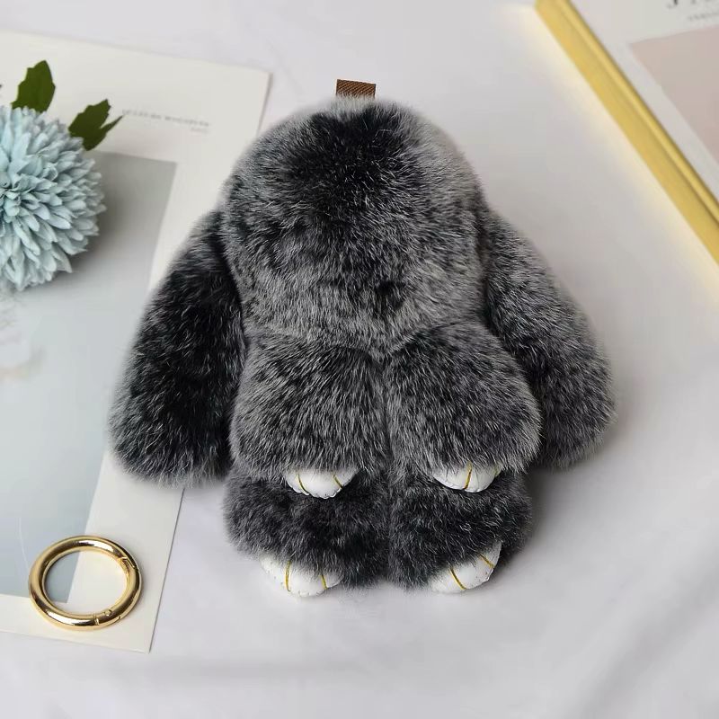 Bunny Keychains, Color: Frosted Black (#3)