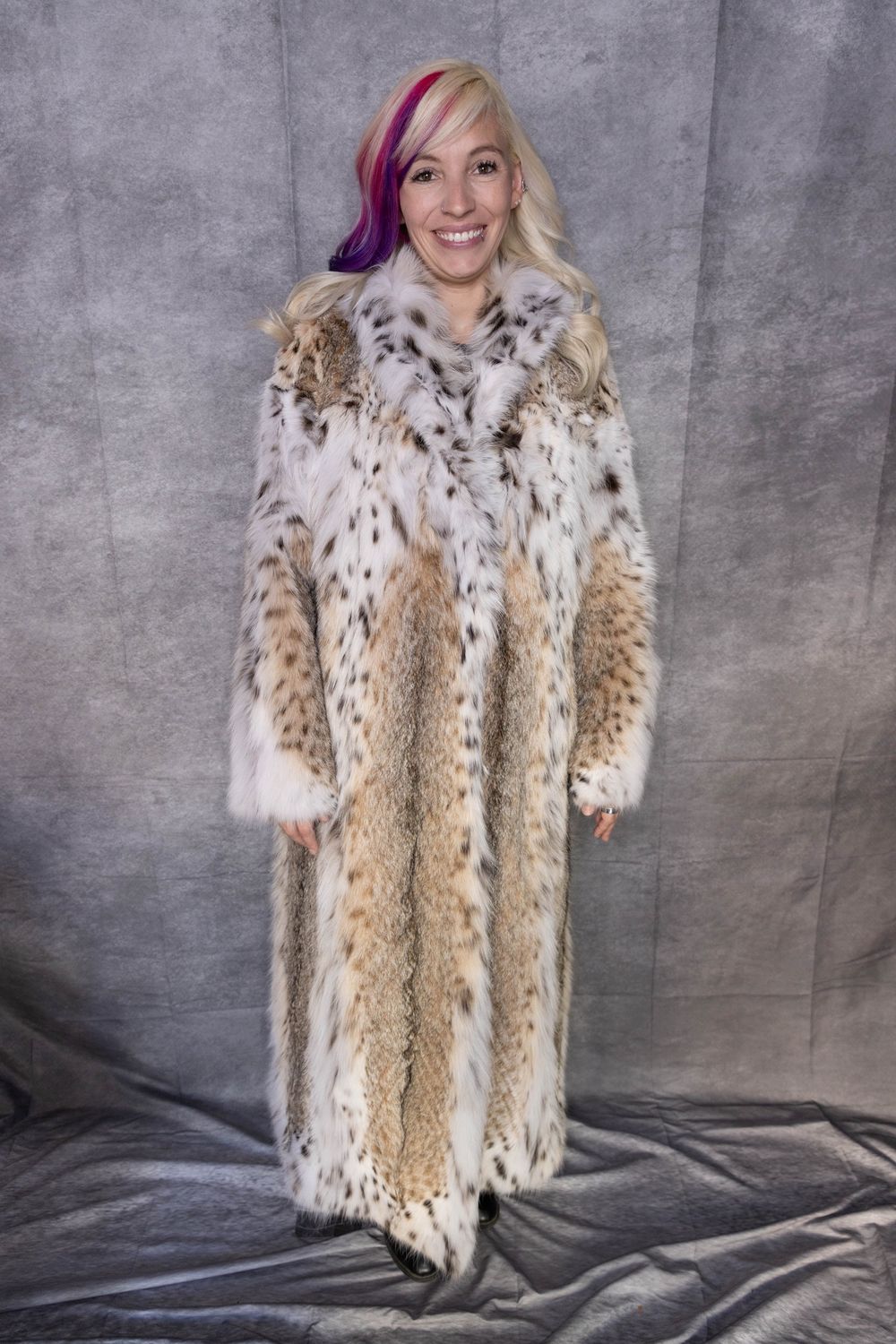 Natural American Lynx  Coat
