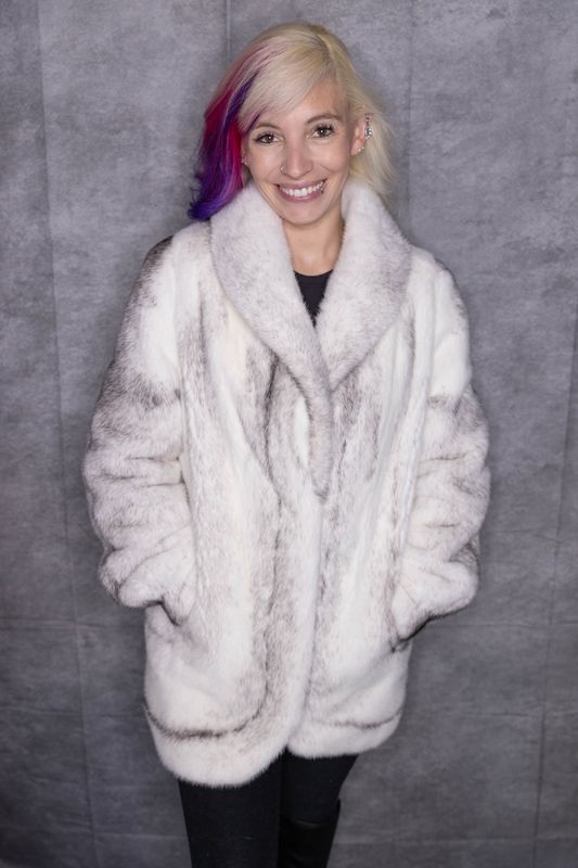 Natural Black Cross Mink