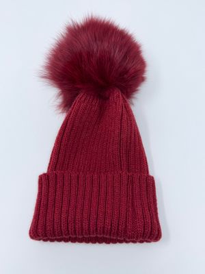 Fur Pom Hats