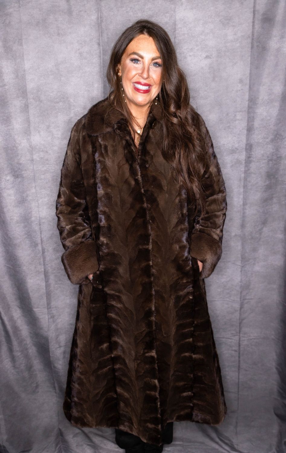 Dyed Mahogany Sheared Mink