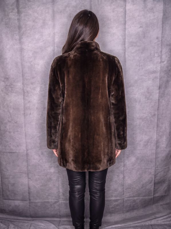 Dyed Copper Sheared Beaver (Reversible)