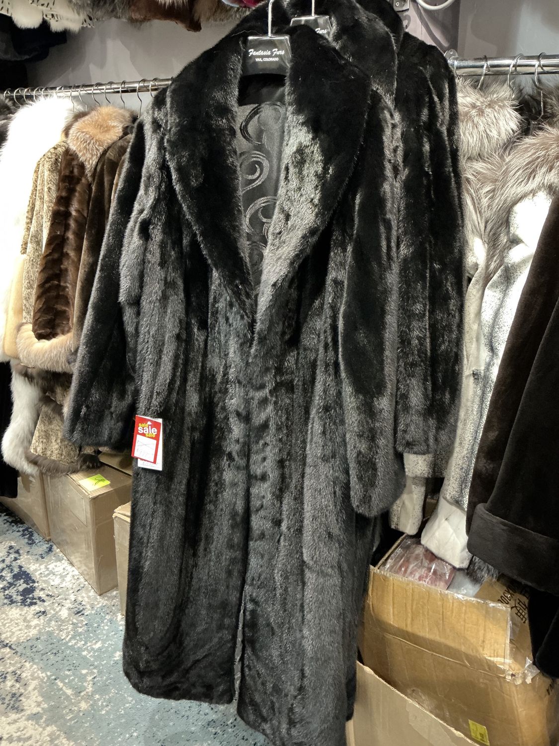 Women’s Mink Full Length, Color: Ranch, Material: USA / 5665 / 456556, Size: Size A